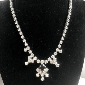 Vintage Art Deco Rhinestone Necklace